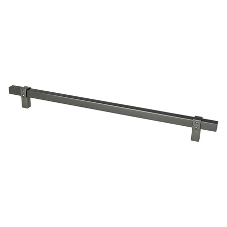 Escenario 12 in. Center to Center Rivet Rebel Cabinet Pull, Slate ES3338797